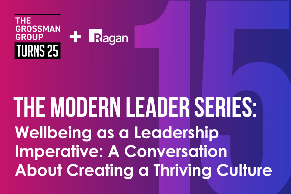 The Modern Leader series: Wellbeing as a leadership imperative