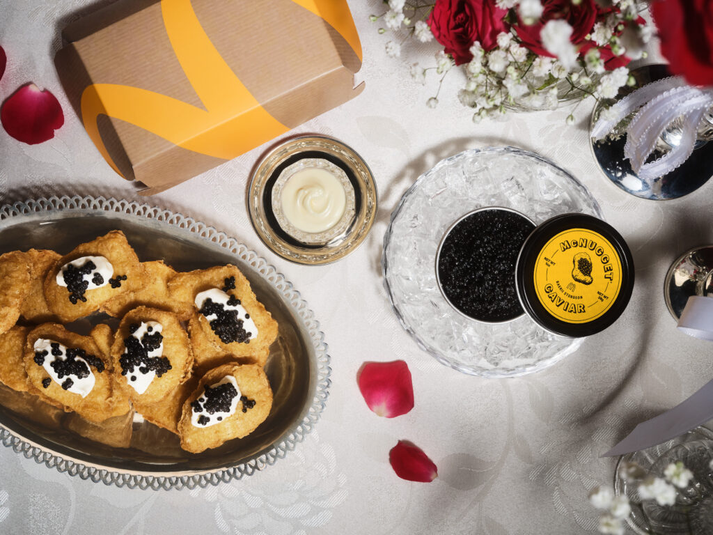 Behind the iconic McNuggets with caviar campaign
